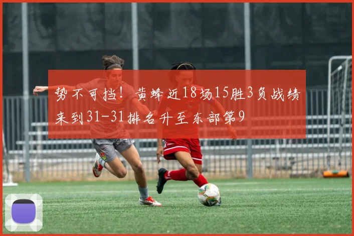 势不可挡！黄蜂近18场15胜3负战绩来到31-31排名升至东部第9